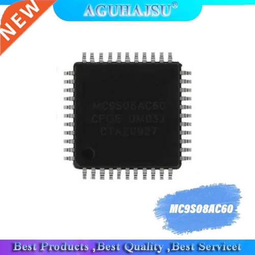 1pcs/lot MC9S08AC60 MC9S08AC60CFUE QFP64 microcontroller MCU