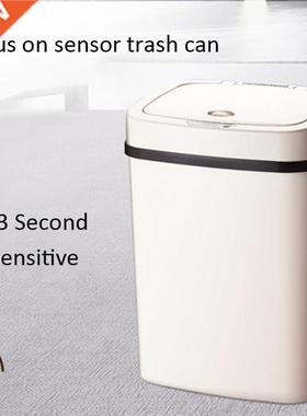 Touchless Trash Can Automatic Sensor Dustbin Battery ABS Pl