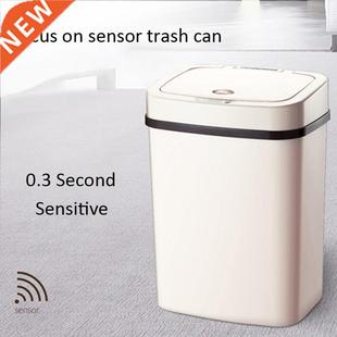 Touchless Trash Can Automatic Sensor Dustbin Battery ABS Pl