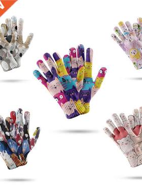 Winter Lovely Gloves Women Men Spring And Autumn Sretch Knit