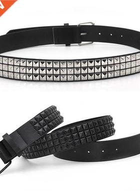 GAOKE Pyramid Rivet Waist Men&Women's Studded LeatherBel