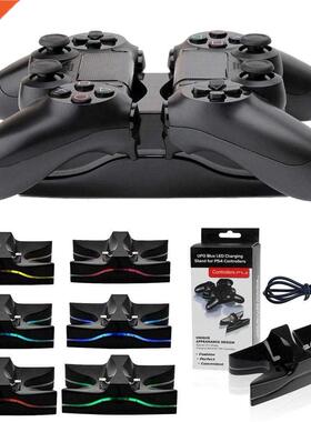For Playstation 4 LED Dual Charger Station LED Dual Charger