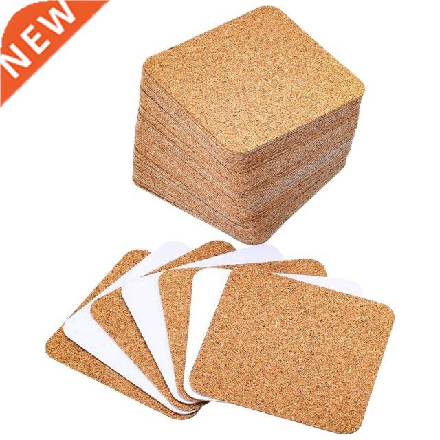 Self-Adhesive Cork Coasters Squares Cork Mats Cork Backing S