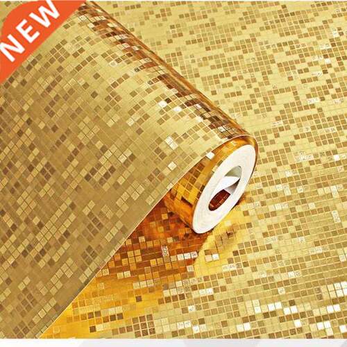 Silver Gold Foil D Wallpaper Glitter Decor Craft Paper Home