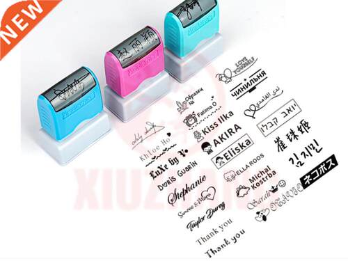 Free shipping customized Photosensitive signature stamp you
