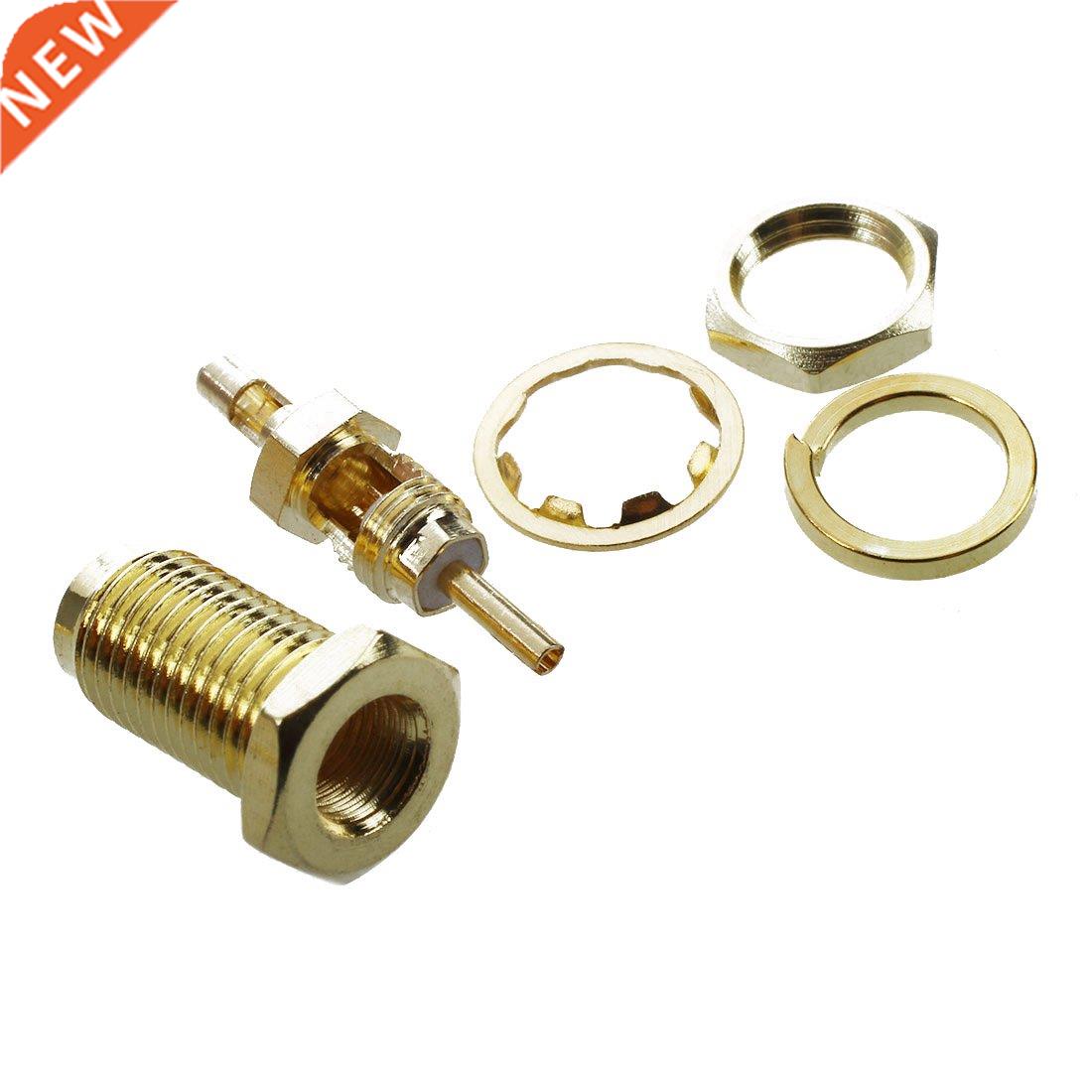 5pcs Big Hole SMA Female Center Nut Bulkhead Crimp RG174 RG3