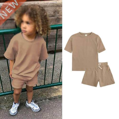 Children Boy Clothing Sets Summer Short Sleeve T-shirts and