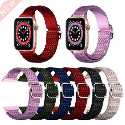 Diamond Pattern Smart Watch Elastic Band Adjustable Sports W