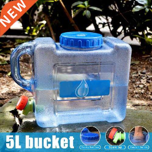 5l Portable Water Container 18l Car Driving Water Bucket Pc