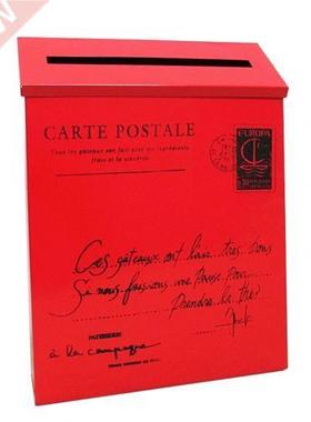 Colorful Retro Metal Mailboxes Wall Mounted Mail Box Mailbox