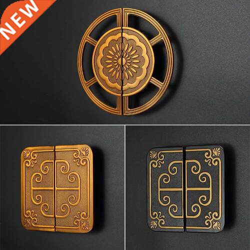 1pc New Chinese style wardrobe door handles Antique copper c