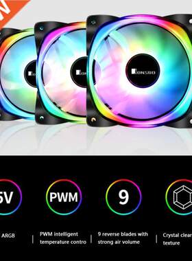 FR-701 ARGB LEDPC Case Fan 120mm 9 Blade AddressableRGB Ligh