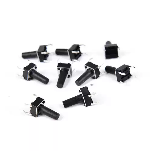 100pcs 4pin мгновенный тактильный тактильный кноп