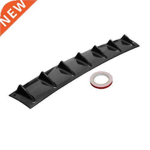Universal Car Rear Bumper Lip Diffuser 7 Fin Shark Fin
