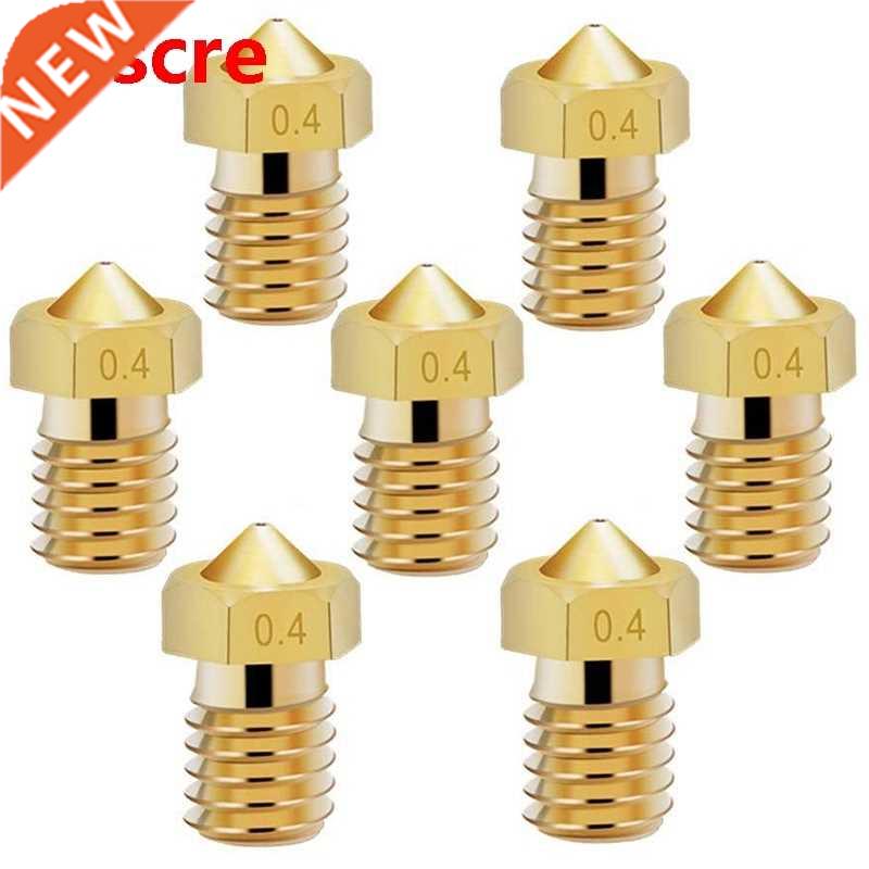 14 Pcs M6 3D Printer Nozzle 0.4mm Extruder Brass Nozzle Prin
