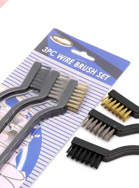 PCS Set Wire Brass Brush Tools Mini Brushes Micro Steel