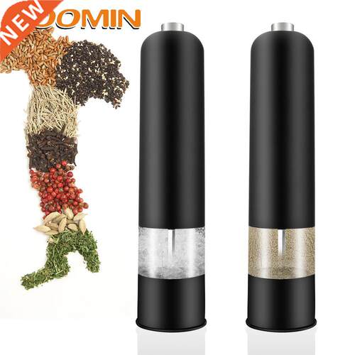 HOOMIN For Cooking Restaurants With LED Light Spice Grinder
