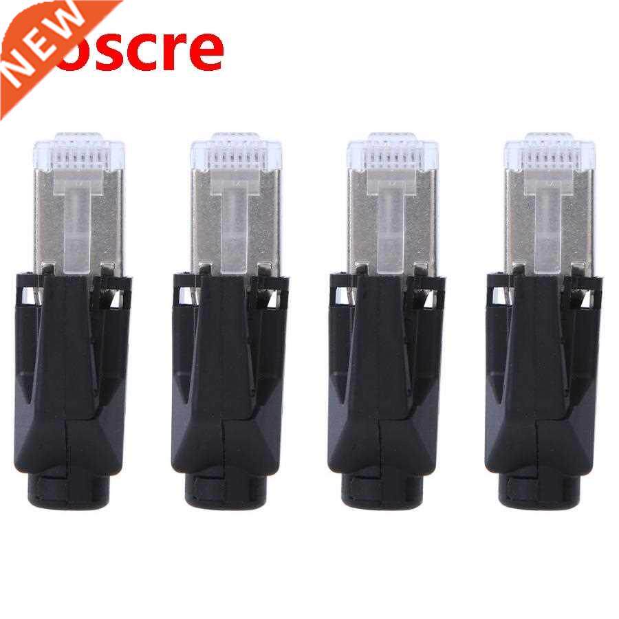 4 PCs Network Waterproof Connector Eletrcal Supples RJ45
