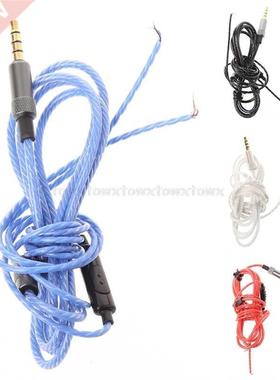 3.5mm 4pole Male Plug Jack DIY Replacement Headphone Audio C