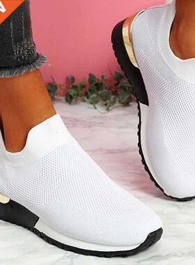Sneakers Socks Woman 2022 Fashio Mesh Platform Sport Shoes W