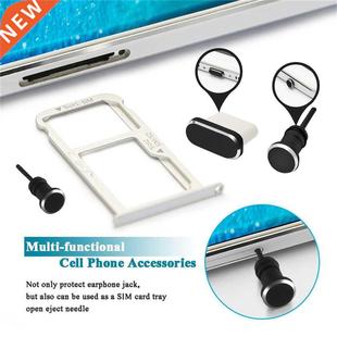 Type C Phone Dust Plug Set USB Type-C Port and 3.5mm Earphon