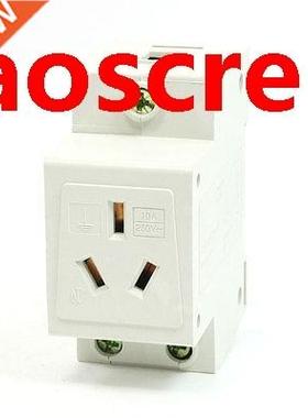 DIN Rail Mount 3Pin Modular Power Socket AC250V/10A for Aust