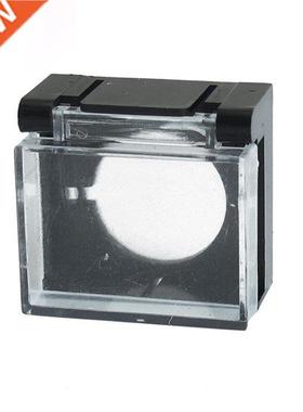 Black 16mm Clear Plastic Push Button Switch Guard Protector