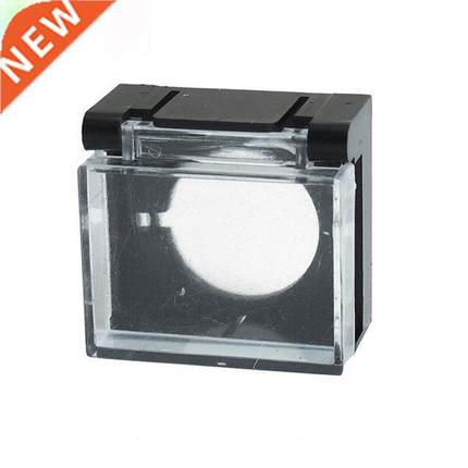 Black 16mm Clear Plastic Push Button Switch Guard Protector