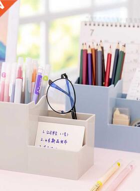 Multi-function Desktop Pen Holder Office School Storage Case