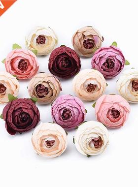10pcs Decorative Flowers Wall Wedding Bridal Accessories Cle