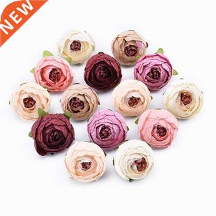 10pcs Decorative Flowers Wall Wedding Bridal Accessories Cle