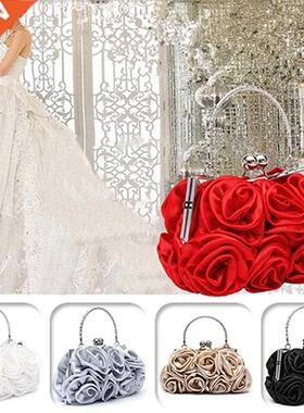 Fashion Women's bag Rose Flower solid color handbag Casual E