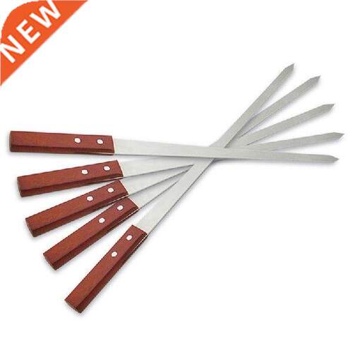5PCS Kebab Skewers, BBQ Barbecue Skewers, Reusable Metal