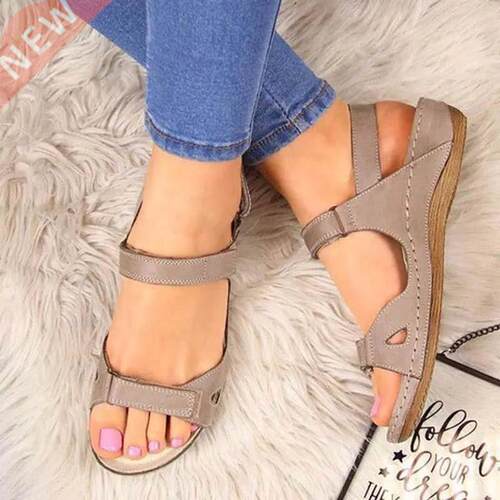 Summer Woman Sandals New College Style Ladies Sandals Low He