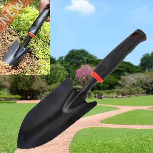 Portable Black Garden Weeder Shovel Spade Multipurpose Tough