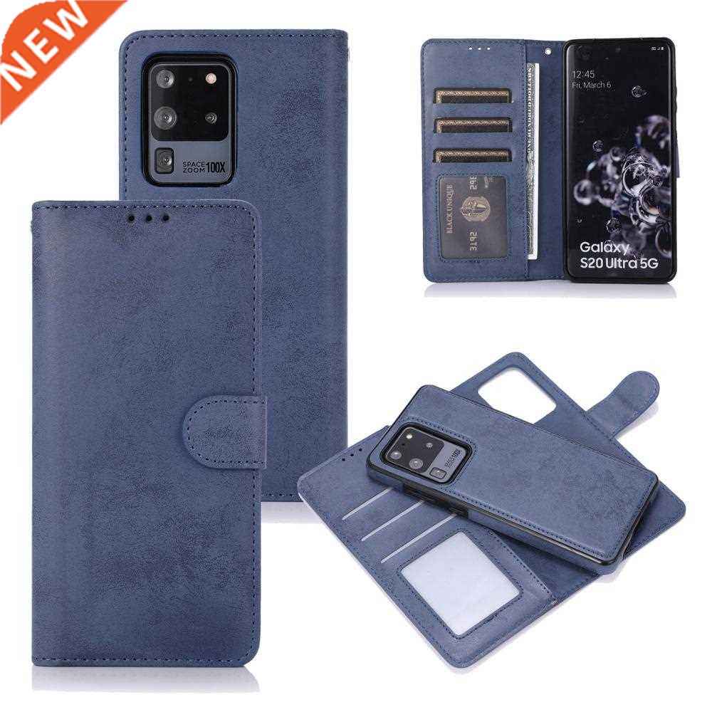 Detachable Wallet Case for Galaxy Note 20 S20 Plus Vegan