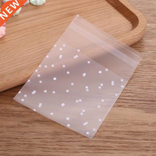 100PCs Transparent Dot Bags Small Ziplock Food Packaging Bag
