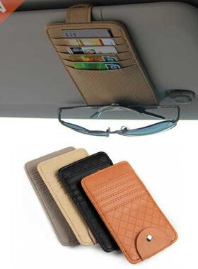 Car Auto Sun Visor Point Pocket Organizer Pouch Bag Card Gla