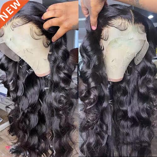 250 Density 30 32 40 Inch Body Wave Transparent 13x4 Lace Fr