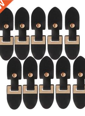 PU Leather Snap Toggle Button Duffle Coat Clothing Stitch Fa