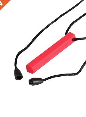 *2PCS Gem Chew Necklace Crystal Teething Pendant Baby Kids S