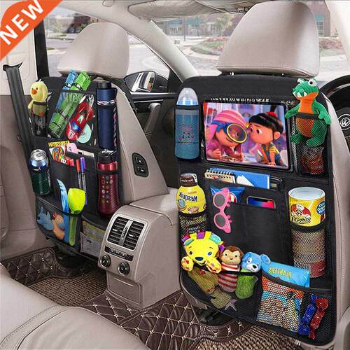 Car Seat Back Organizer Protector Cover for Children Multi-P