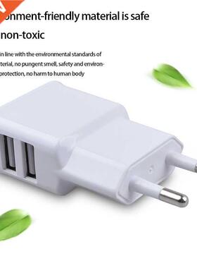 USB Wall Charger Cube Charger 2 Port Charging Box 5V/2A Home