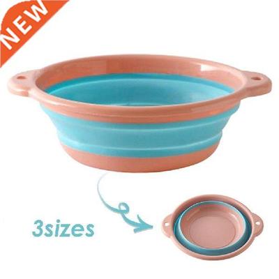 3 Size Portable Folding Bucket Foldable Basin Tourism