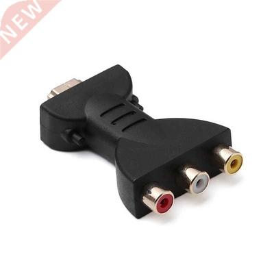 AV Digital Signal 1080p HDMI To VGA Adapter Male To 3 RCA V