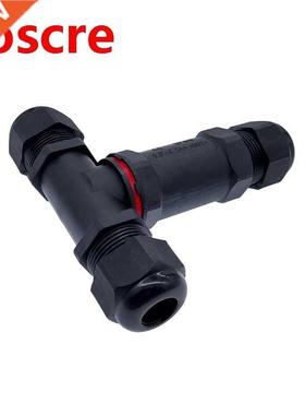 IP68 electrical cable T branch connectors 2/3/4/5 Pin 32A 45