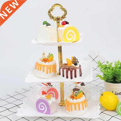 Three-layer Fruit Cake Plate Stand Pty Dessert Pastry