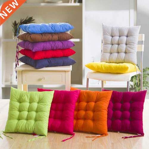 Square Chair Soft Pad Thicker Seat Cushion For Dining Patio