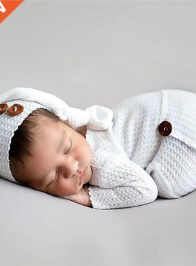 Ylsteed 2 Piece Set Newborn Photography Clothing Knitted New