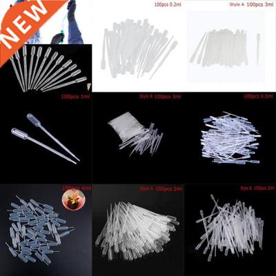 100PCS Practical 0.2ml Transparent Pipettes Disposable safe